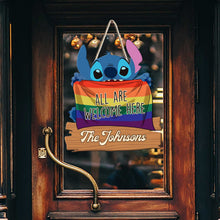 Load image into Gallery viewer, Personalized LGBT Support Wood Sign Custom Name Gift

