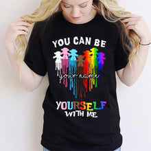 Load image into Gallery viewer, Personalized LGBT Support T-Shirt &amp; Hoodie Custom Name Gift
