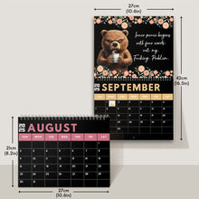 Load image into Gallery viewer, Personalized Funny Affirmation Wall Calendar Custom Name Gift for Colleague
