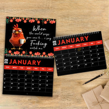 Load image into Gallery viewer, Personalized Funny Affirmation Wall Calendar Custom Name Gift for Colleague

