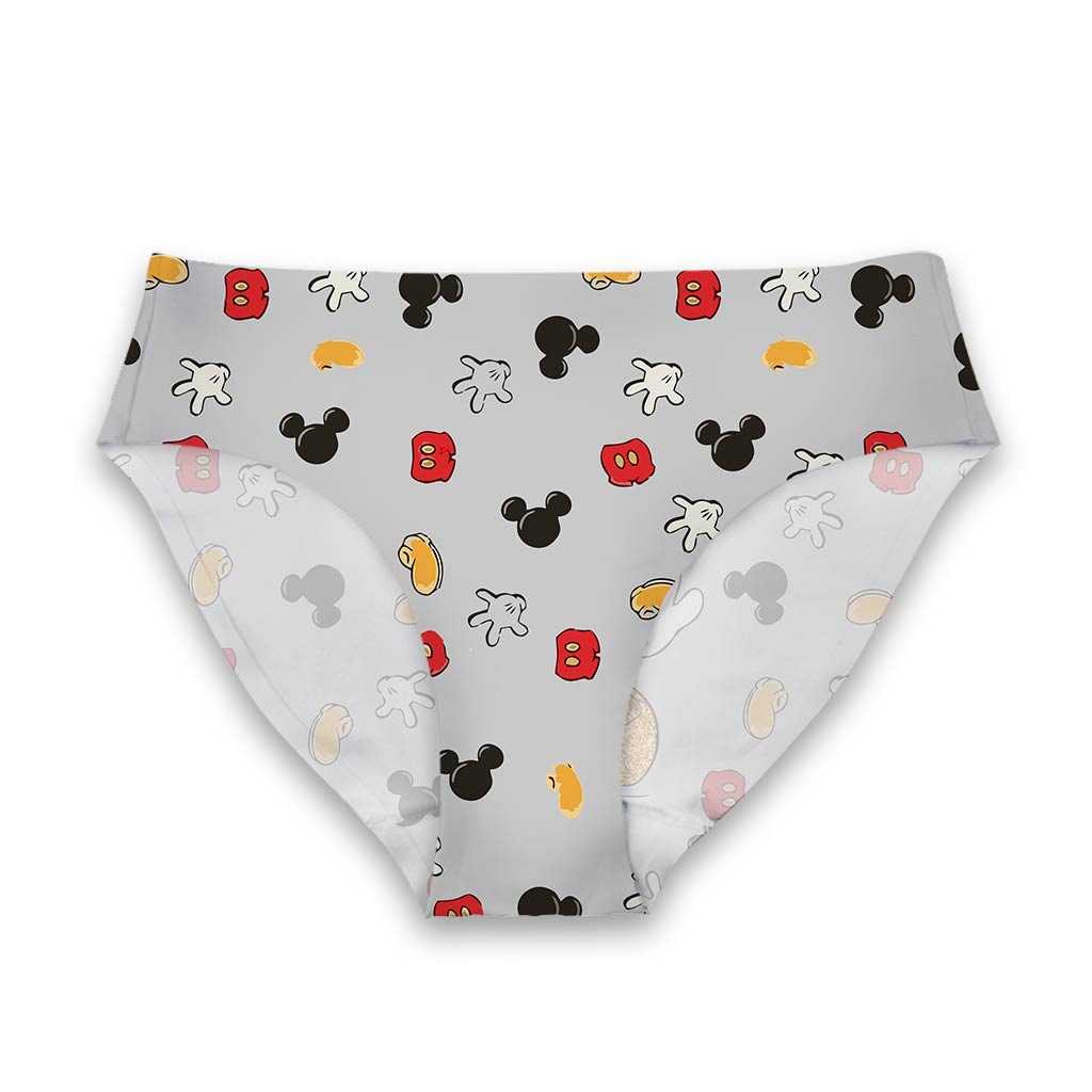 Personalized Women's Briefs Cute Mouse Design Gift for Her
