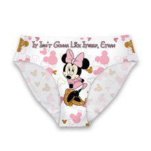 Load image into Gallery viewer, Personalized Women's Briefs with Cartoon Design Custom Name Gift for Her
