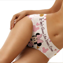 Load image into Gallery viewer, Personalized Women's Briefs with Cartoon Design Custom Name Gift for Her
