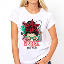 Load image into Gallery viewer, Personalized Nurse Things T-shirt &amp; Hoodie Custom Name Gift
