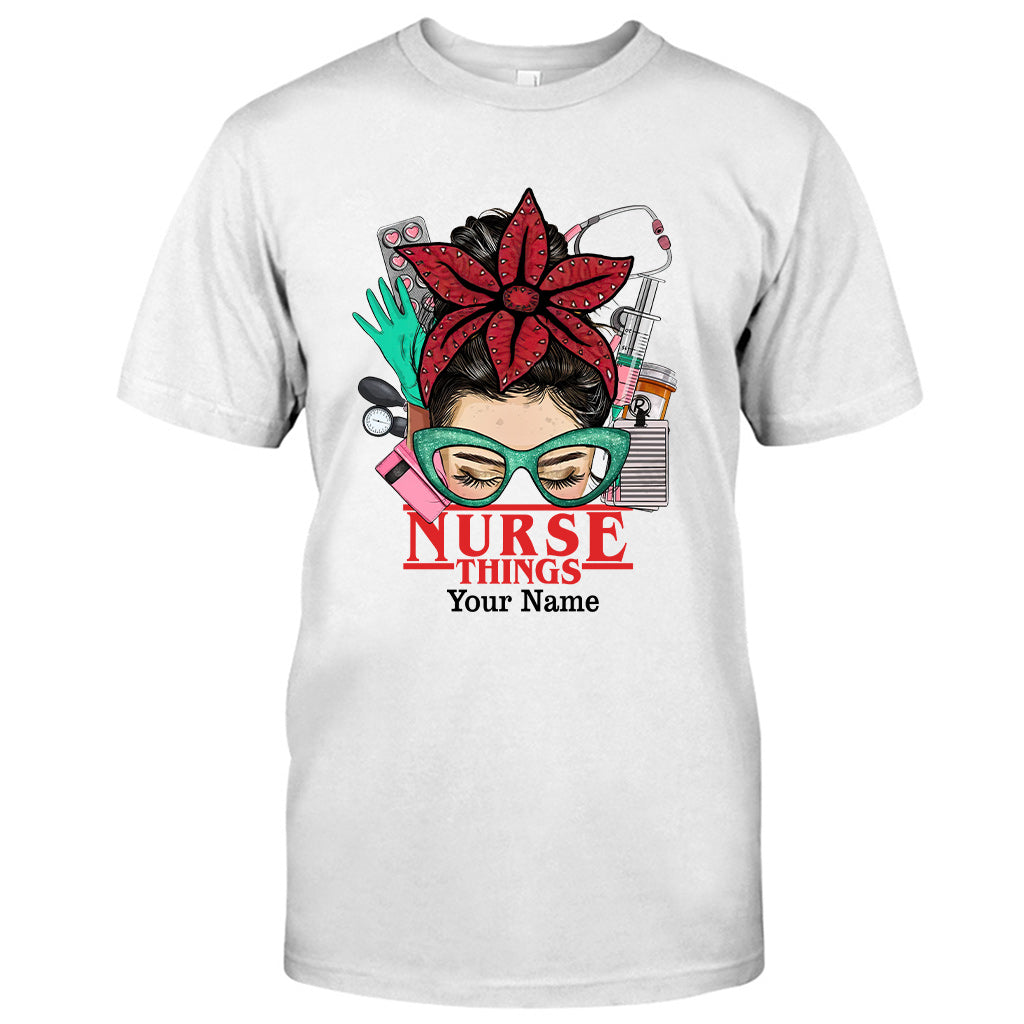 Personalized Nurse Things T-shirt & Hoodie Custom Name Gift