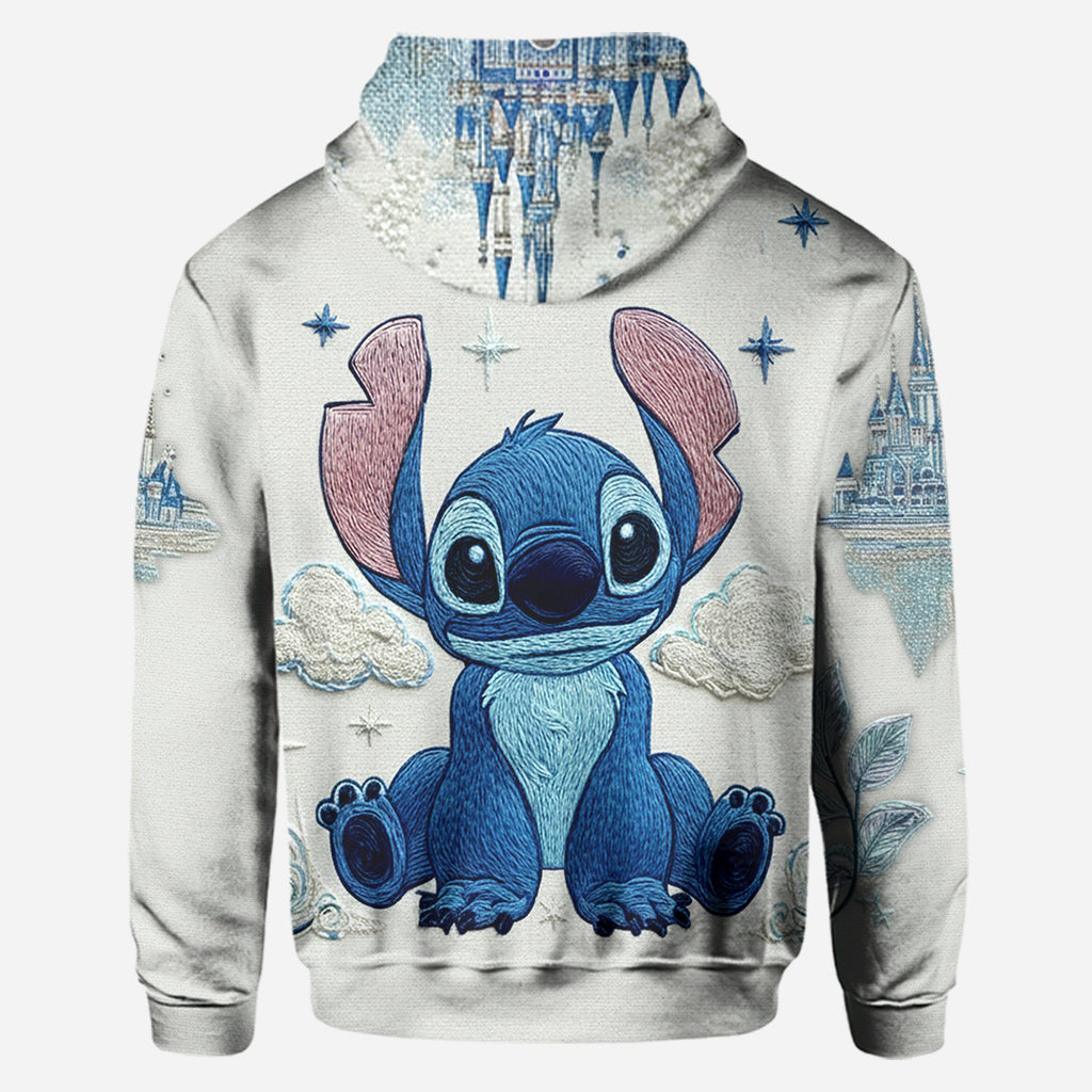 Personalized Stitch Hoodie and Leggings Set Custom Name Gift