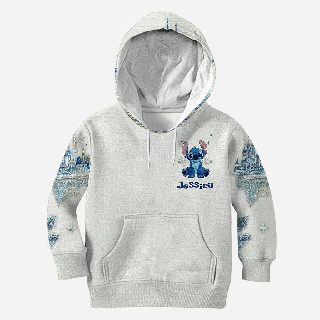 Personalized Stitch Hoodie and Leggings Set Custom Name Gift