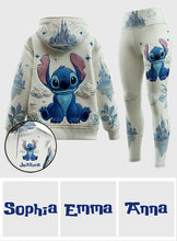 Load image into Gallery viewer, Personalized Stitch Hoodie and Leggings Set Custom Name Gift
