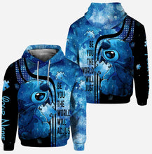 Load image into Gallery viewer, Personalized Autism Awareness Hoodie &amp; Leggings Custom Name Gift
