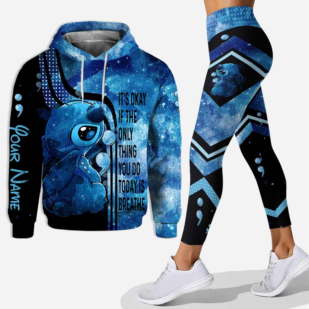 Custom Name Mental Health Awareness Hoodie & Leggings Set