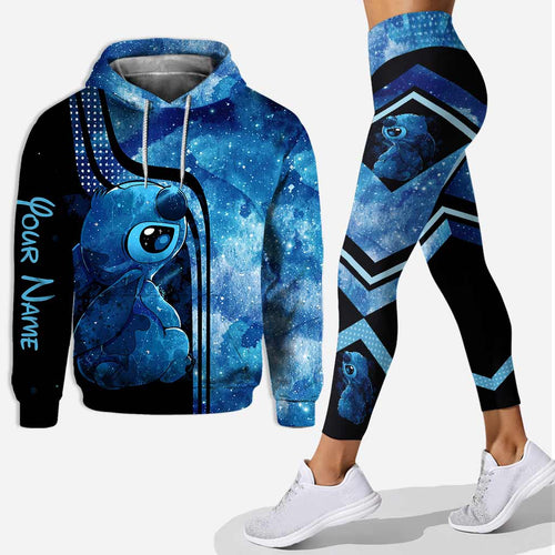 Custom Name Hoodie and Leggings Set Gift for Mom | Love Ohana