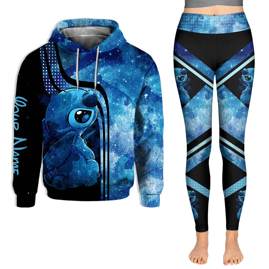 Custom Name Hoodie and Leggings Set Gift for Mom | Love Ohana