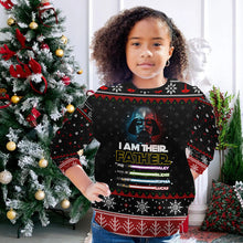 Load image into Gallery viewer, Personalized Christmas Sweater for Dad with Custom Names
