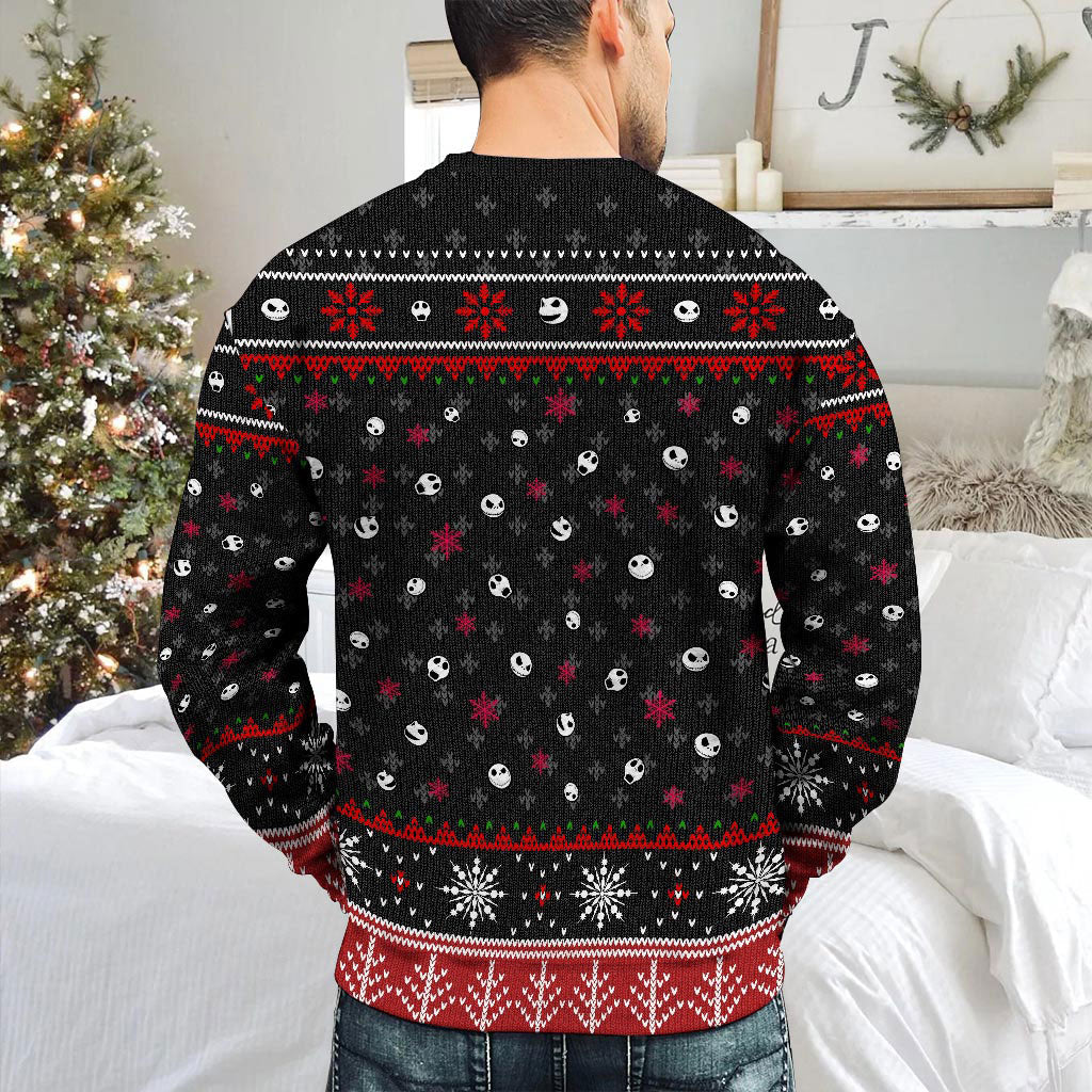 Personalized Father Of Nightmare Christmas Sweater Gift for Dad