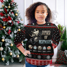 Load image into Gallery viewer, Personalized Father of Nightmares Christmas Sweater Gift
