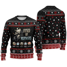 Load image into Gallery viewer, Personalized Father of Nightmares Christmas Sweater Gift
