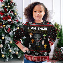 Load image into Gallery viewer, Personalized Christmas Sweater I Am Their Father Gift for Dad
