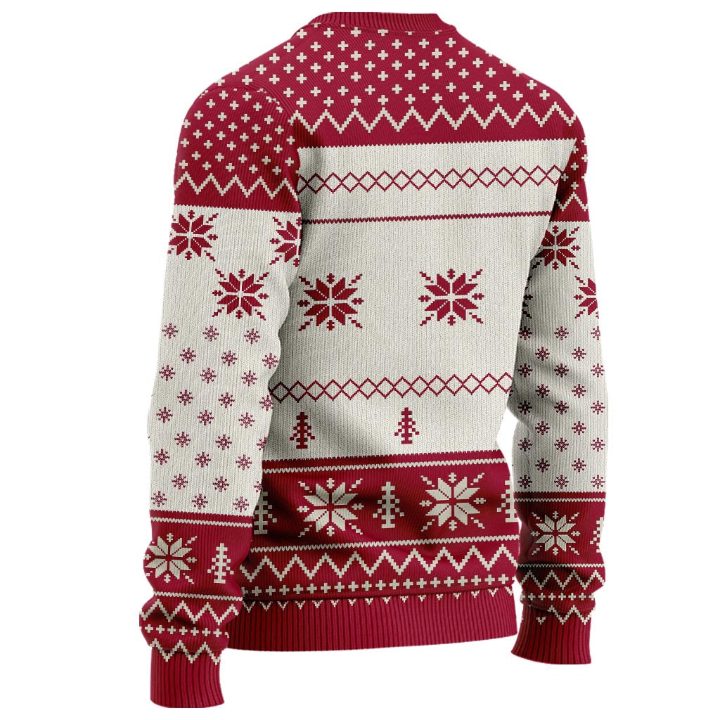 Personalized Christmas Sweater with Custom Message for Friends