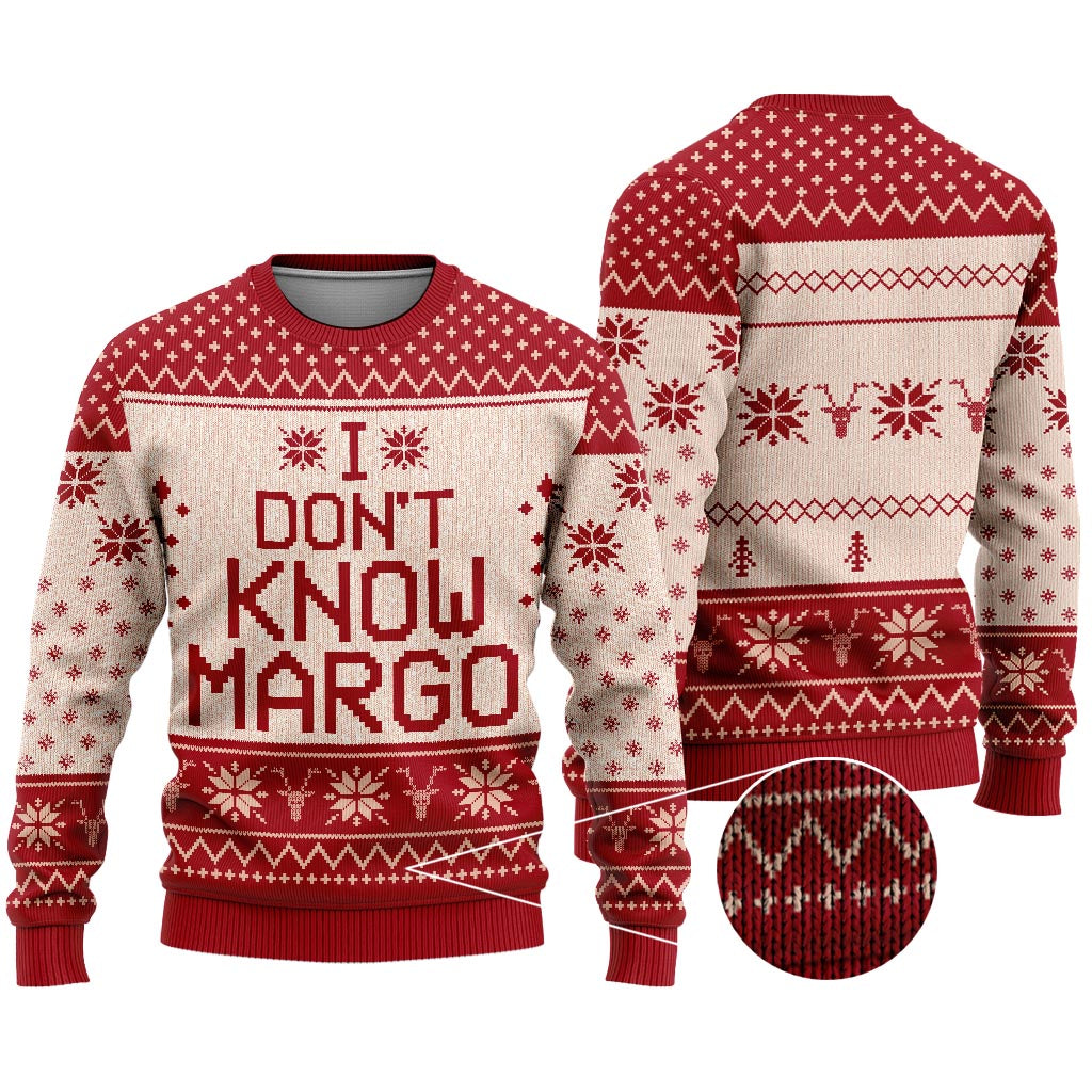 Personalized Christmas Sweater with Custom Text for Family Gift