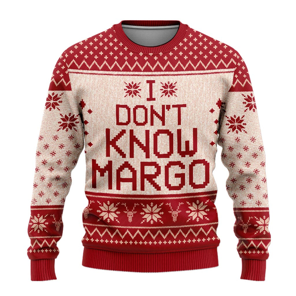 Personalized Christmas Sweater with Custom Text for Family Gift