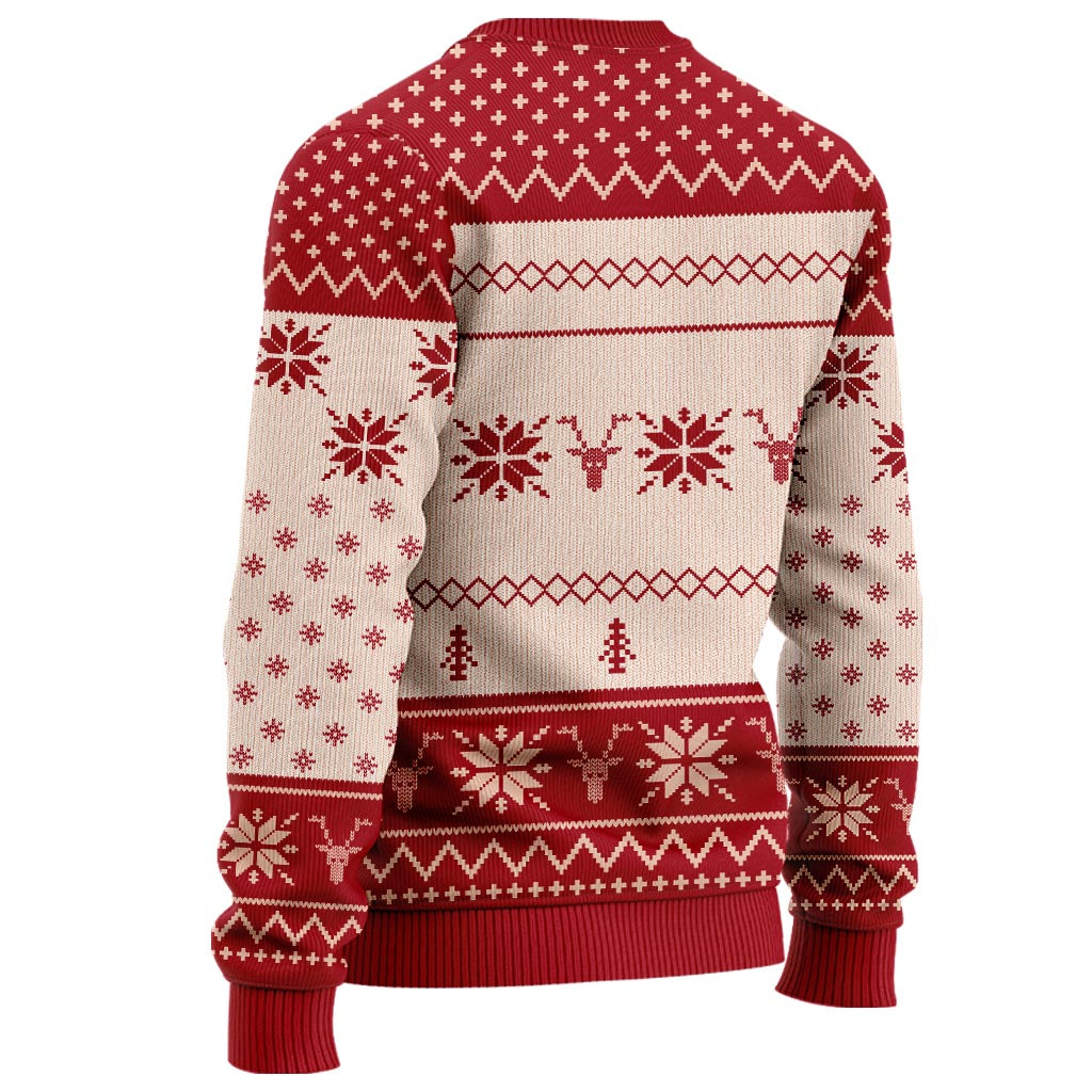 Personalized Christmas Sweater with Custom Text for Family Gift