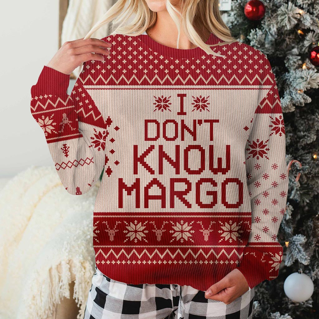 Personalized Christmas Sweater with Custom Text for Family Gift