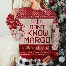 Load image into Gallery viewer, Personalized Christmas Sweater with Custom Text for Family Gift
