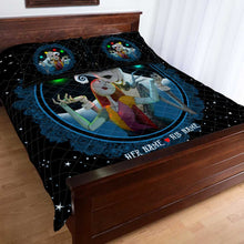 Load image into Gallery viewer, Personalized Nightmare Before Christmas Quilt Set | Custom Couple Gift
