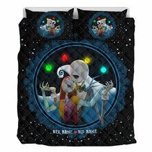 Load image into Gallery viewer, Personalized Nightmare Before Christmas Quilt Set | Custom Couple Gift
