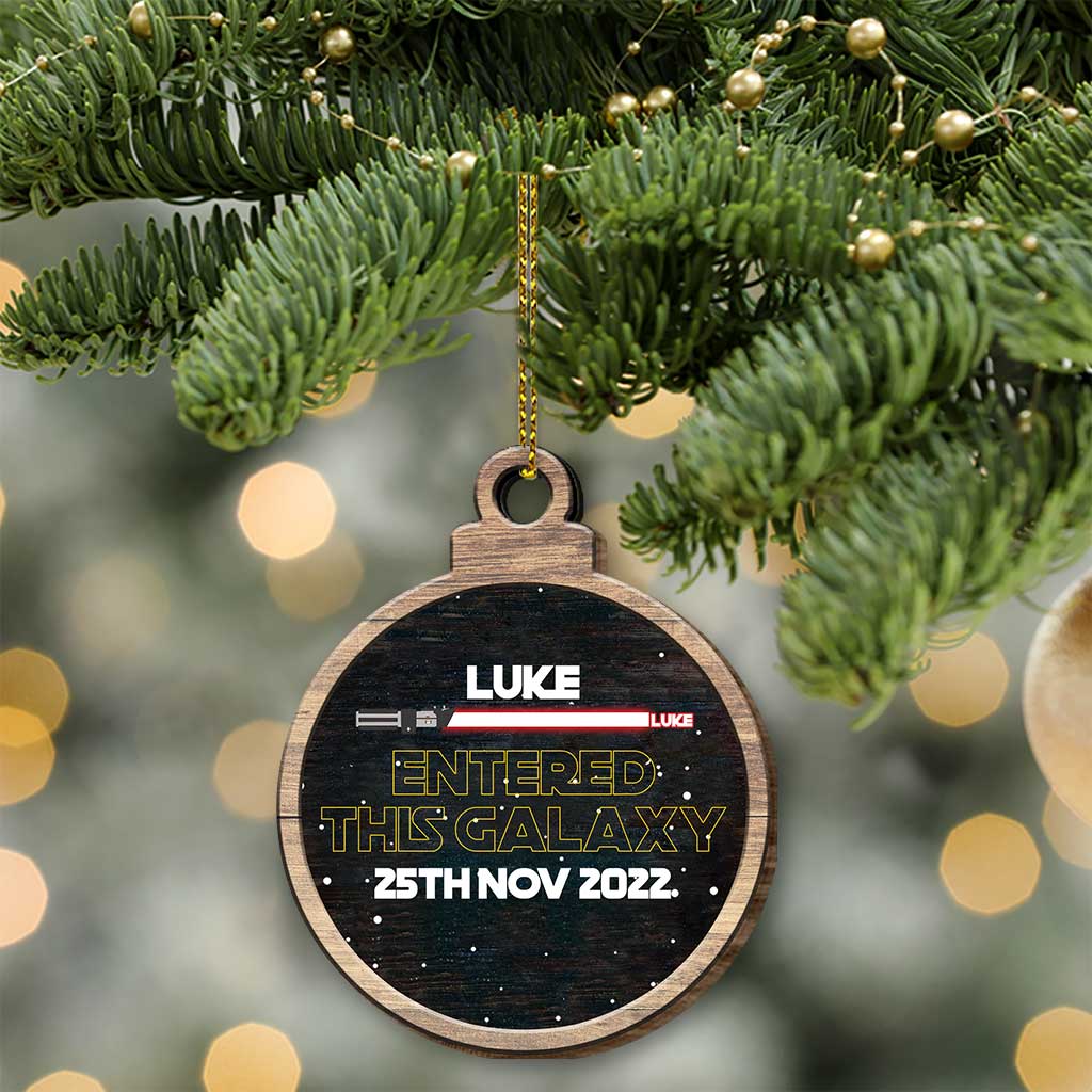 Personalized Wooden Christmas Ornament Pop Out Card Gift