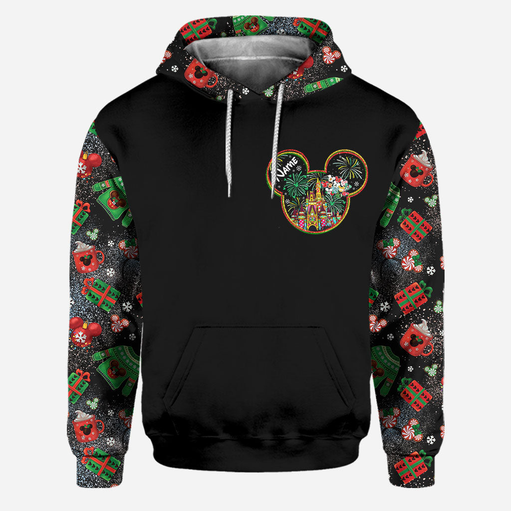 Personalized Christmas Mouse Hoodie and Leggings Gift Set
