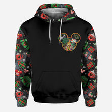 Load image into Gallery viewer, Personalized Christmas Mouse Hoodie and Leggings Gift Set
