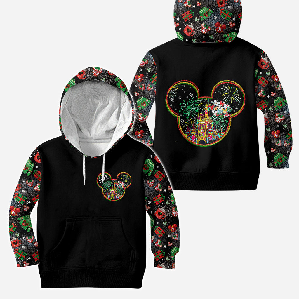 Personalized Christmas Mouse Hoodie and Leggings Gift Set