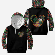 Load image into Gallery viewer, Personalized Christmas Mouse Hoodie and Leggings Gift Set
