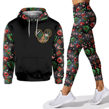 Load image into Gallery viewer, Personalized Christmas Mouse Hoodie and Leggings Gift Set
