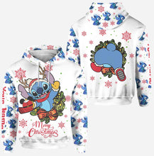 Load image into Gallery viewer, Personalized Merry Christmas Hoodie &amp; Leggings with Name Gift
