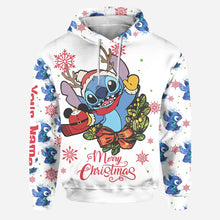 Load image into Gallery viewer, Personalized Merry Christmas Hoodie &amp; Leggings with Name Gift
