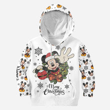 Load image into Gallery viewer, Personalized Christmas Mouse Hoodie and Leggings Gift for Kids
