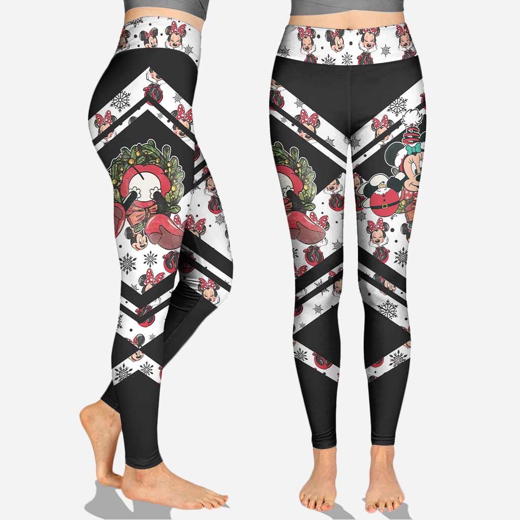 Personalized Christmas Mouse Hoodie & Leggings Gift for Mom