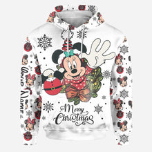 Load image into Gallery viewer, Personalized Christmas Mouse Hoodie &amp; Leggings Gift for Mom
