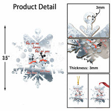 Load image into Gallery viewer, Personalized Snowflake Ornament Custom Name Christmas Gift
