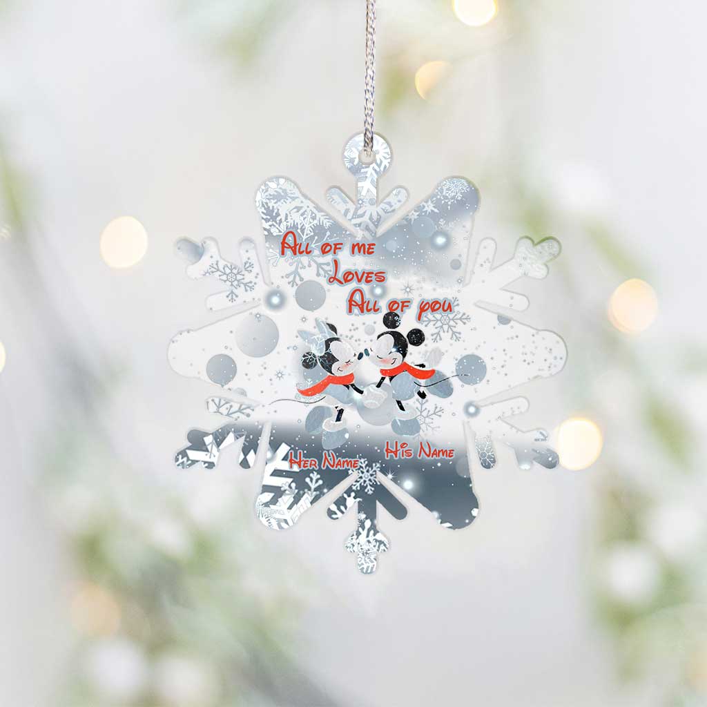 Personalized Snowflake Ornament Custom Name Christmas Gift