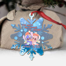 Load image into Gallery viewer, Personalized Christmas Snowflake Ornament Custom Names Gift for Couples
