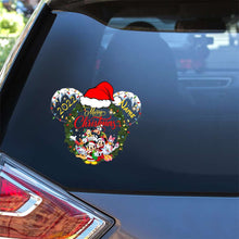 Load image into Gallery viewer, Personalized Christmas Mouse Decal Custom Name Holiday Gift
