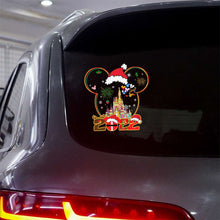 Load image into Gallery viewer, Personalized Christmas Mouse Decal for Cars &amp; Windows - Custom Holiday Design
