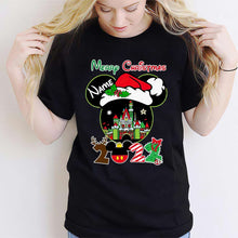 Load image into Gallery viewer, Personalized Christmas Mouse T-shirt &amp; Hoodie Custom Name Gift
