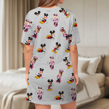 Load image into Gallery viewer, Personalized Disney Grandma Sleep T-shirt Dress Custom Design Gift
