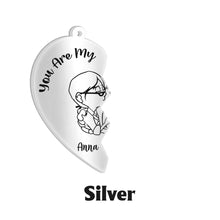 Load image into Gallery viewer, Personalized Matching Pendant Necklace for Couples | You Are My Greatest Adventure

