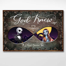 Load image into Gallery viewer, Personalized Nightmare Before Christmas Poster Gift for Couples
