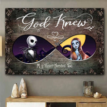 Load image into Gallery viewer, Personalized Nightmare Before Christmas Poster Gift for Couples
